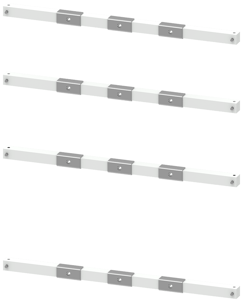 SIEMENS - Supporto in Durostone, 3WA GC II, La: 600mm, 1 set = 4 pezzi