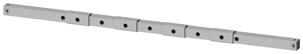 SIEMENS - Supporto in Durostone, 3WA GC II, La: 800mm, 1 set = 4 pezzi