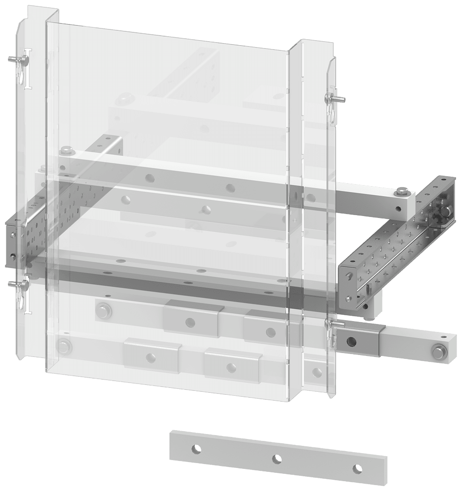 SIEMENS - Collegamento cavi 3WA GC I, a 3/4 poli, esecuzione fissa, La: 400mm