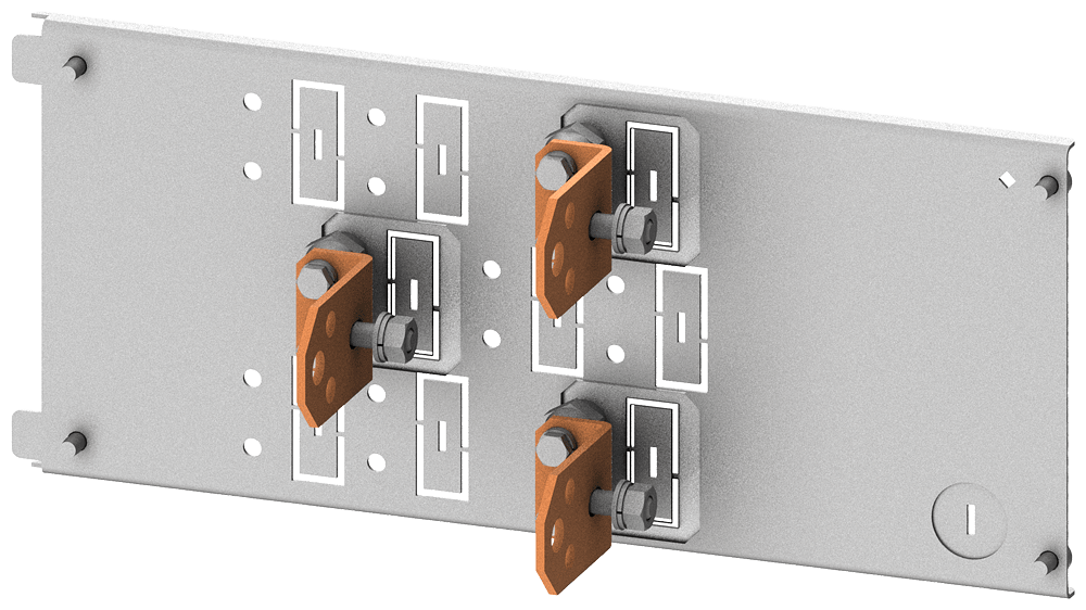 SIEMENS - Collegamento cavi 3VA23 (400A), 3VA24 (630A) A: 200mm esecuzione fissa