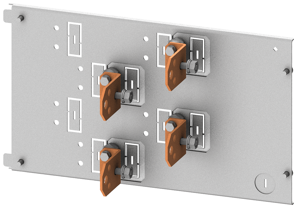 SIEMENS - Collegamento cavi 3VA13 (400A), 3VA14 (630A), 3VA23 (400A), 3VA24 (630A)