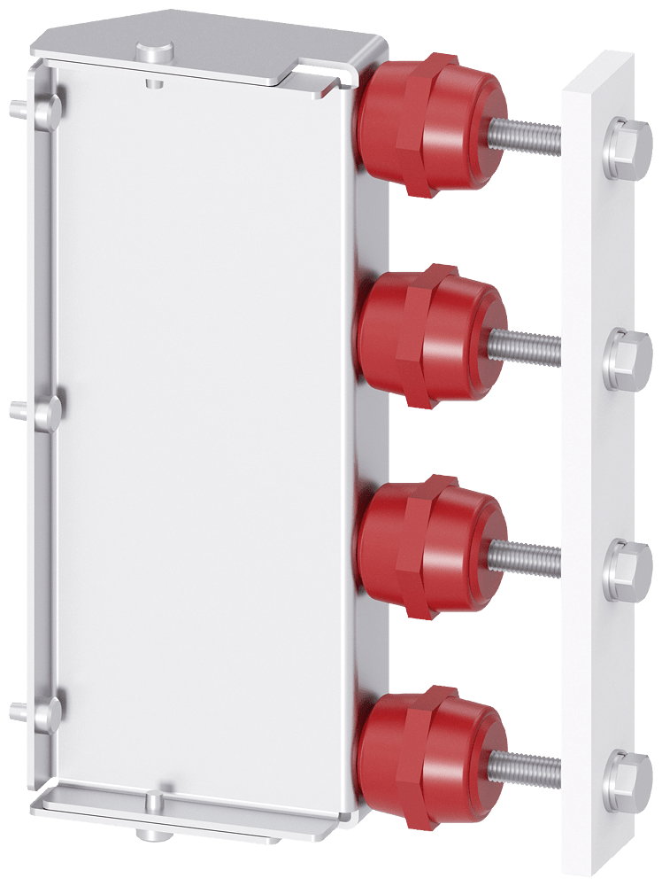 SIEMENS - Collegamento cavi, 3VA27 (1600A), esecuzione estraibile, a 3/4 poli, A: 450mm