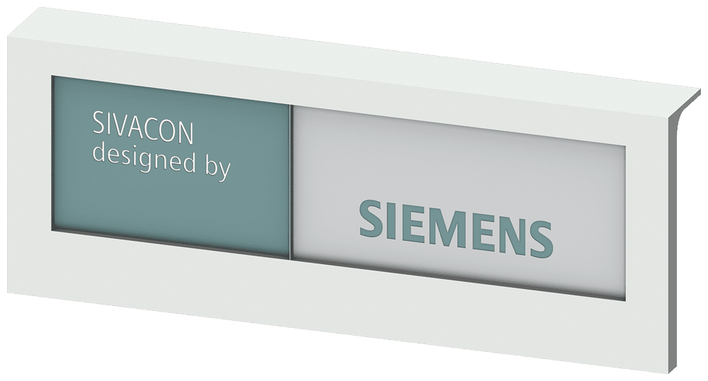 SIEMENS - Targhetta identificativa di scomparto