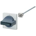 SIEMENS - Comando porta 8UC7, operatore colore grigio scuro/blu verde Basic, mostrina frontale colore grigio chiaro