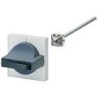 SIEMENS - Comando porta 8UC7, operatore grigio titanio, mostrina frontale colore grigio chiaro per interruttori automatici