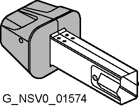 SIEMENS - Operatore 8UC7 con mostrina frontale, parte di ricambio per comando rotativo