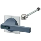 SIEMENS - Comando porta 8UC7, operatore colore grigio scuro/blu verde Basic, mostrina frontale colore grigio chiaro