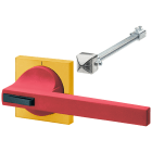 SIEMENS - Comando porta 8UC7, operatore colore rosso/blu-verde Basic, mostrina frontale colore giallo