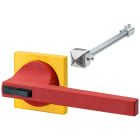 SIEMENS - Comando porta 8UC7, operatore colore rosso/blu verde Basic, mostrina frontale colore giallo, operatore su un lato