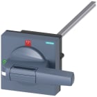 SIEMENS - Comando rotativo bloccoporta Standard, compensazione della tolleranza, 100x100, albero 8x8, 0-I