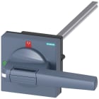 SIEMENS - Comando rotativo bloccoporta Standard, compensazione della tolleranza, 100x100, albero 10x10, Test-0-I