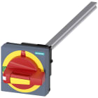 SIEMENS - Comando rotativo bloccoporta OFF di emergenza, compensazione della tolleranza, 75x75, albero 8x8, Test-0-1
