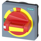 SIEMENS - Operatore con mostrina frontale arresto di emergenza senza compensazione della tolleranza, accessorio per: 3VA1/2