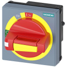 SIEMENS - Operatore con mostrina frontale di arresto di emergenza con compensazione della tolleranza, accessorio per: 3VA1/2