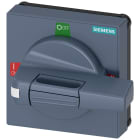 SIEMENS - Operatore con mostrina frontale standard, dimensioni 75x 75, per albero 8x 8, I-0-II