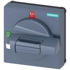 SIEMENS - Operatore con mostrina frontale standard, dimensioni 75x 75, per albero 8x 8, Test-0-I