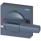 SIEMENS - Operatore con mostrina frontale standard, dimensioni 100 x 100, per albero 8x 8, I-0-II