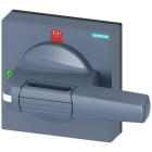 SIEMENS - Operatore con mostrina frontale standard, dimensioni 100 x 100, per albero 8 x 8 Test-0-I