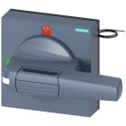 SIEMENS - Operatore con mostrina frontale standard con illuminazione, dimensioni 100x 100, per albero 8x 8