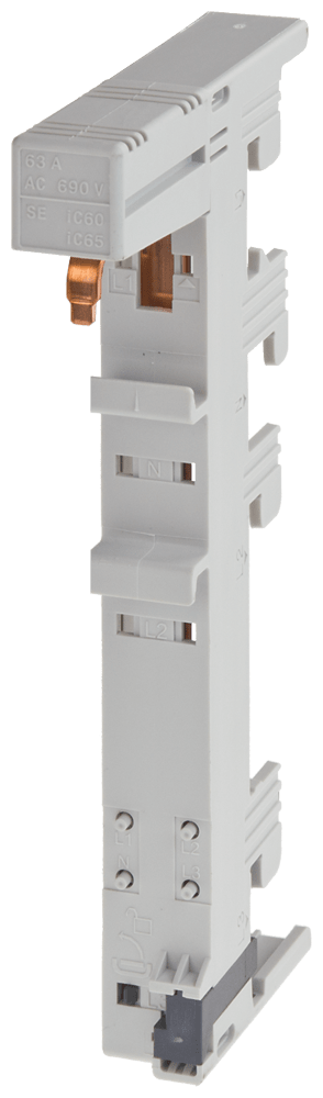 SIEMENS - Adattatore MCB 63 A a 1 polo 18x 160 mm