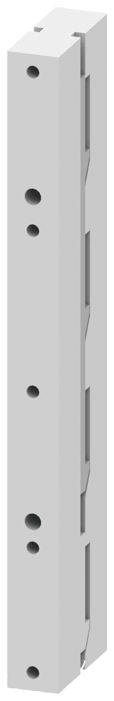 SIEMENS - sistema di sbarre collettrici, accessori interdistanza tra le sbarre 60mm supporto porta-sbarre a 4 poli per sbarre 12x 5 (10)-30x 5 (10) fissaggio...