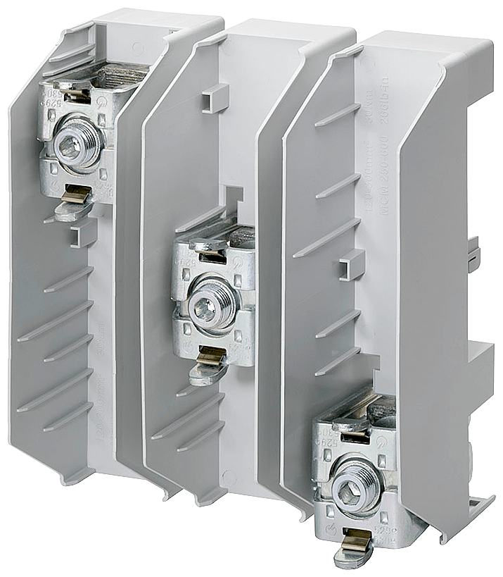 SIEMENS - Set di morsetti di collegamento, a 3 poli per sbarre piatte fino a 32x 20 mm