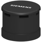 SIEMENS - Elemento sirena, nero, suono continuo/variabile, 95...105 dB, AC/DC 24 V, IP65, 70 mm