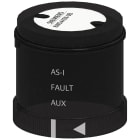 SIEMENS - Colonnina di segnalazione, elemento AS-Interface, IP65, tecnica A/B, AC/DC 18,5 ... 31,6 V, commutazione manuale