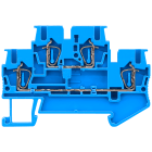 SIEMENS - Morsetto a due piani con collegamento a molla, sezione: 0,08 ... 2,5 mm², larghezza: 5,2 mm