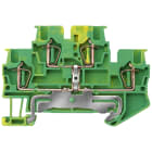 SIEMENS - Morsetto a due piani per conduttore di protezione con collegamento a molla, sezione: 0,14 ... 1,5 mm²