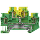 SIEMENS - Morsetto a due piani per conduttore di protezione con collegamento a molla, sezione: 0,08 ... 2,5 mm²