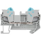 SIEMENS - Morsetto passante con collegamento rapido, sezione: 0,5 ... 2,5 mm², larghezza: 6,2 mm