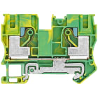 SIEMENS - Morsetto PE in tecnica IPO, 6 mm², larghezza 10,2 mm, giallo-verde, 2 punti di collegamento