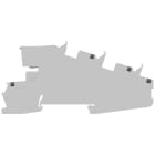 SIEMENS - Morsetto per installazione PE, L, NT 2,5 mm², larghezza 5,2 mm, grigio 8WH60014FF00