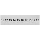 SIEMENS - Targhetta di siglatura, frontale, con 11-20, verticale, larghezza del morsetto: 4,2 mm