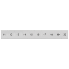 SIEMENS - Targhetta di siglatura, frontale, con 11-20, verticale, larghezza del morsetto: 8,2 mm