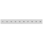 SIEMENS - Targhetta di siglatura, frontale, con 11-20, verticale, larghezza del morsetto: 10,2 mm