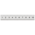 SIEMENS - Targhetta di siglatura, piatta, con 1-10, verticale, larghezza del morsetto: 4,2 mm, A: 6,4 mm