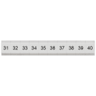 SIEMENS - Targhetta di siglatura, piatta, con 31-40, verticale, larghezza del morsetto: 4,2 mm, A: 6,4 mm