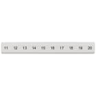 SIEMENS - Targhetta di siglatura, piatta, con 11-20, verticale, larghezza del morsetto: 5,2 mm, A: 6,4 mm