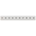 SIEMENS - Targhetta di siglatura, piatta, con 81-90, verticale, larghezza del morsetto: 5,2 mm, A: 6,4 mm