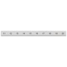 SIEMENS - Targhetta di siglatura, piatta, con 11-20, verticale, larghezza del morsetto: 8,2 mm, A: 6,4 mm
