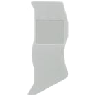 SIEMENS - Segmento di copertura, per morsetti passanti, 2,5 mm² con collegamento a molla, colore: grigio