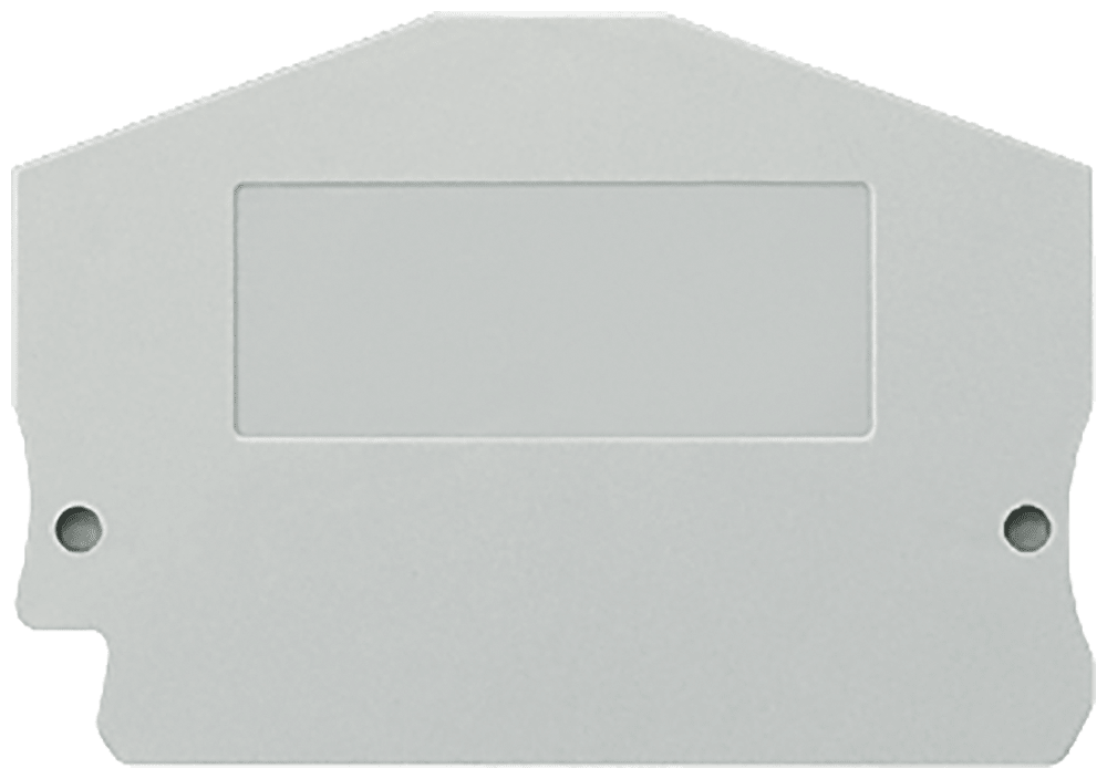 SIEMENS - Piastra terminale per morsetti compatti a due piani con sezione 2,5 mm², larghezza 2,2 mm
