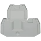 SIEMENS - Piastra terminale 3 collegamenti 2,5 e 4 mm² per morsetto con diodo, colore grigio