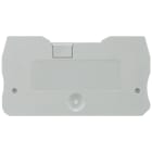 SIEMENS - Piastra terminale per morsetti passanti 1,5 mm², con collegamento rapido, colore: grigio