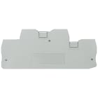 SIEMENS - Piastra terminale per morsetti a due piani 1,5 mm², colore: grigio