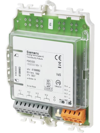 SIEMENS - FDCI222 Modulo 4 ingressi