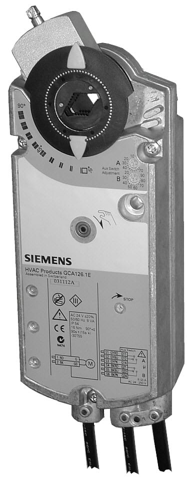 SIEMENS - SERVOCOMANDO SERRANDA ROTATIVO 0-35 V 24 V