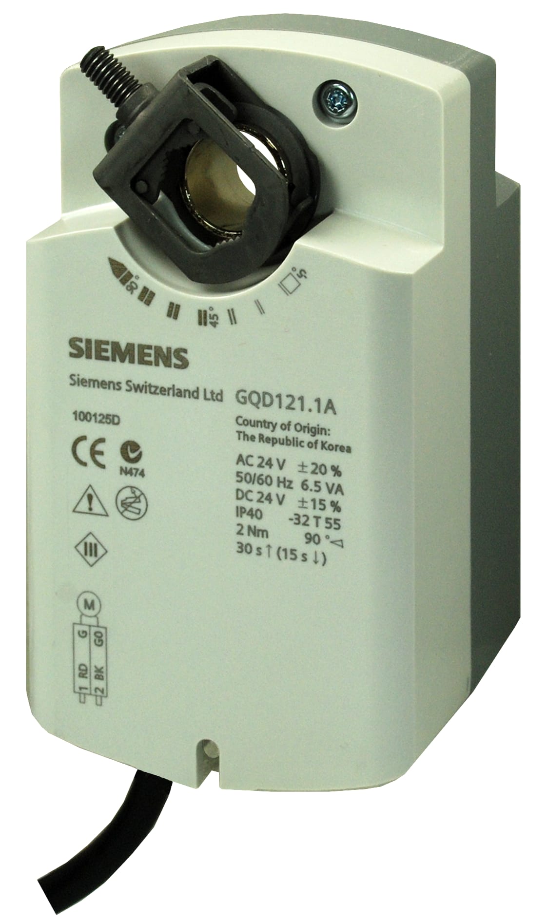 SIEMENS - Serv. Ser. AC/DC 24 V, 2 punti, 2 Nm